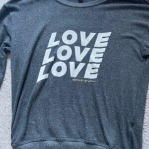 Charcoal Gray Spiritual Gangster Long Sleeved Top